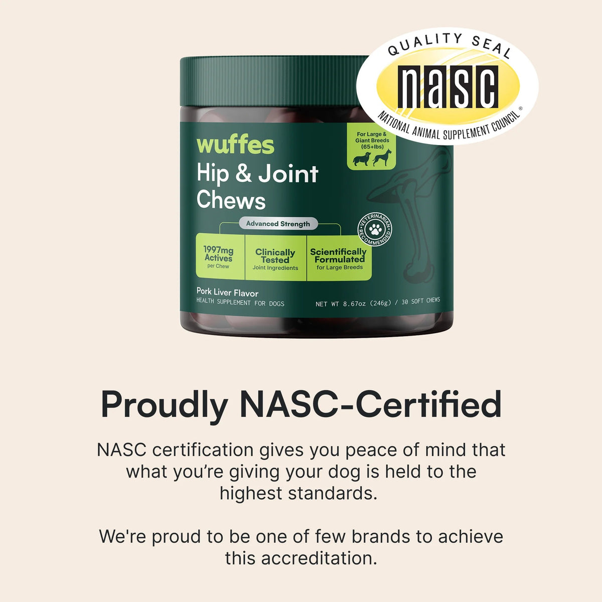 Hip & Joint Supplement Chews for Dogs